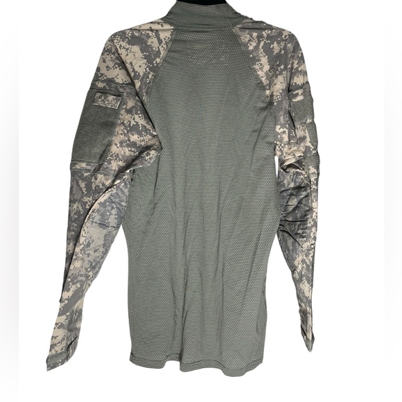 Massif Army combat shirt Mens Large Digital Camo flame resistant Stretch NWT - Picture 2 of 7